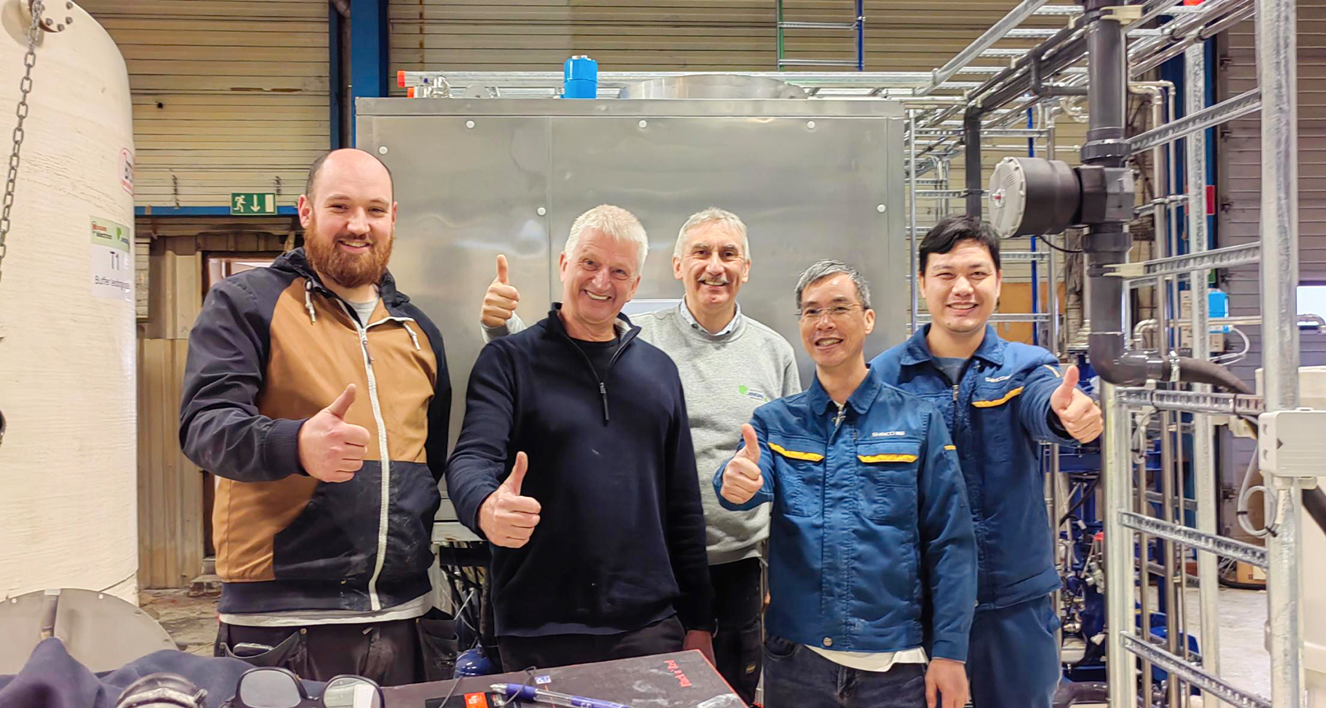SHINCCI's potassium carbonate concentration project has been successfully launched in Belgium